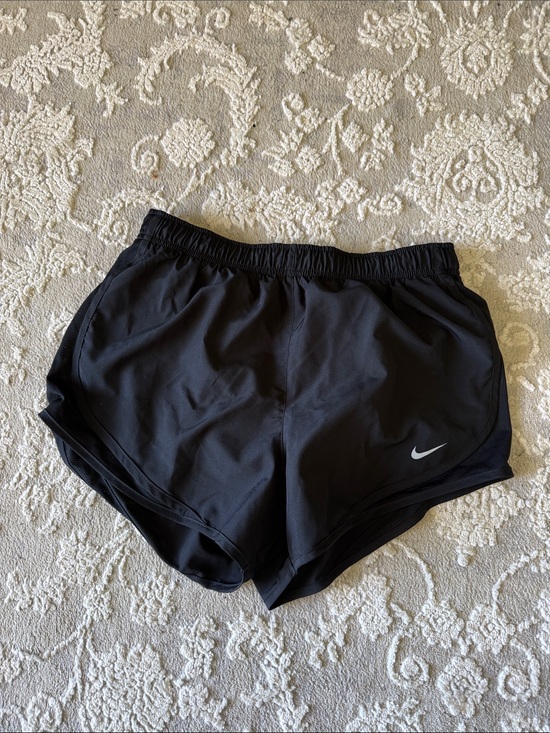 Nike Pants - Nike Black Women's Athletic Shorts with White Swoosh